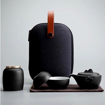Travel Tea Set With Aged Puer